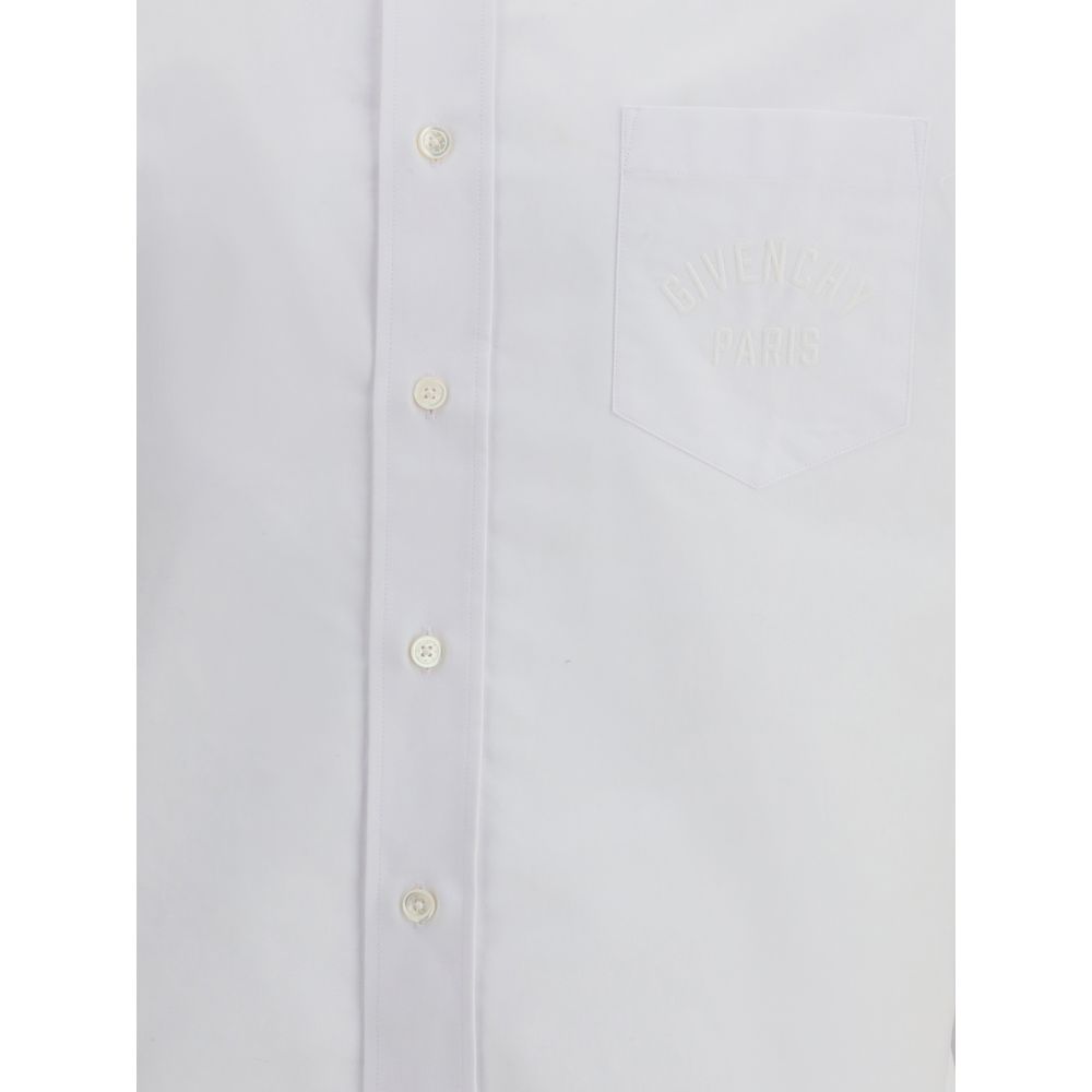 Givenchy White Cotton Dress Men's Shirt