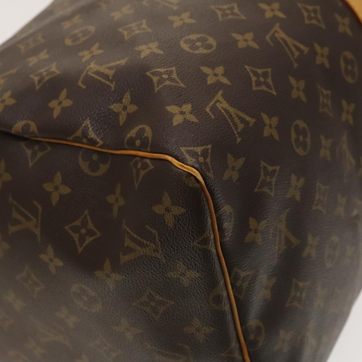 Louis Vuitton Keepall Bag Monogram Canvas Brown Canvas Bag (Pre-Owned)