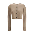 Loulou De Saison Beige Cashmere Women's Cardigan