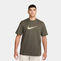 Exclusive Max 90 III Mens Short Sleeve Shirt (Gold/Khaki) — S — Front View