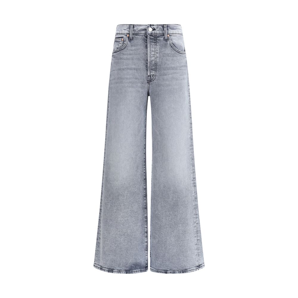Mother Denim Gray Cotton Jeans Women's Denim