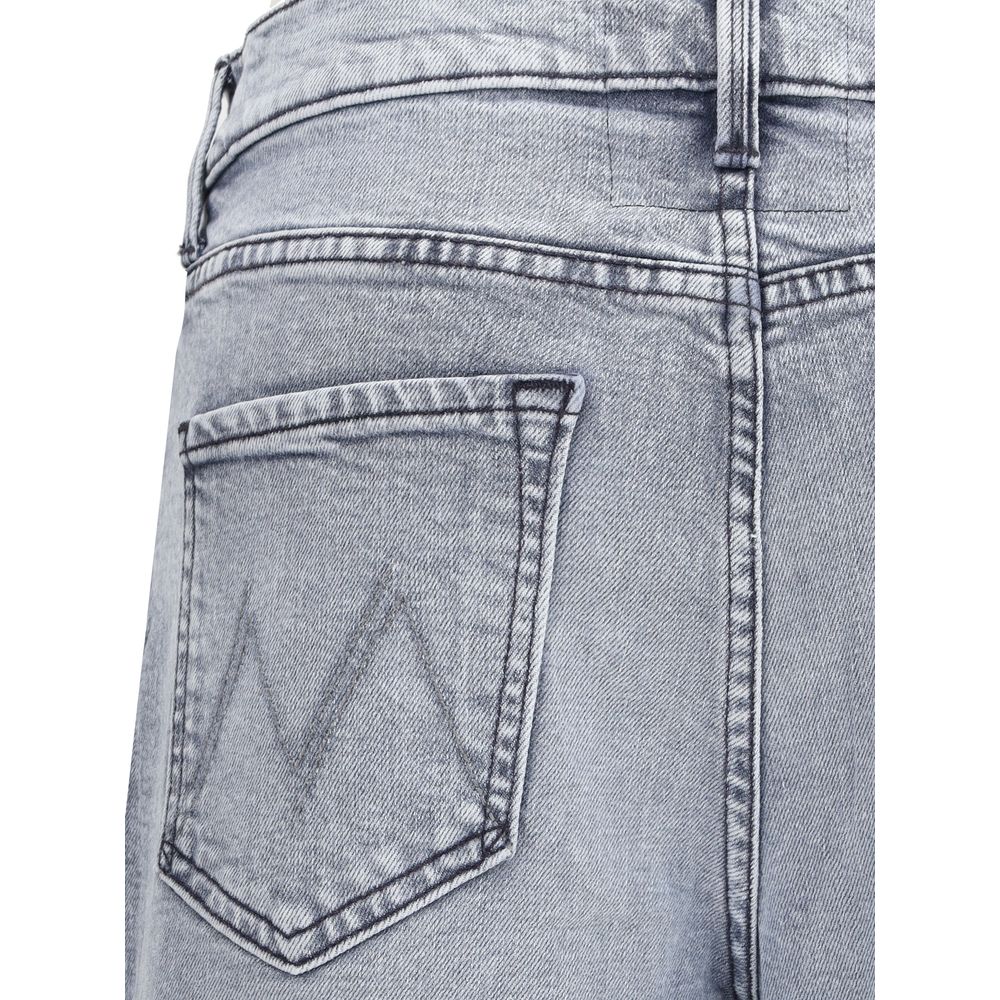 Mother Denim Gray Cotton Jeans Women's Denim