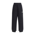 MM6 Black Cotton Joggers (Workout Women's Pants)