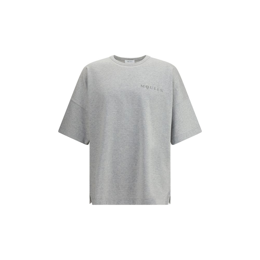 Alexander McQueen Gray Cotton Men's T-Shirt