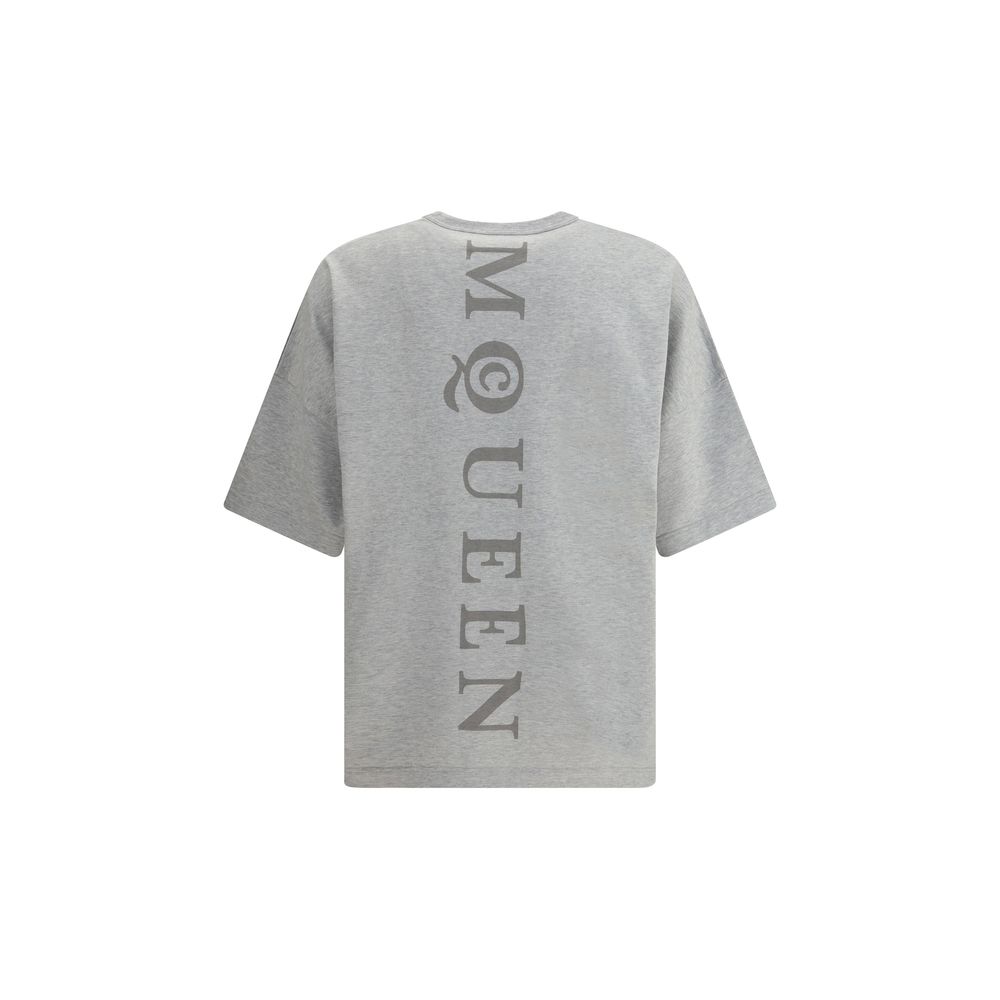 Alexander McQueen Gray Cotton Men's T-Shirt