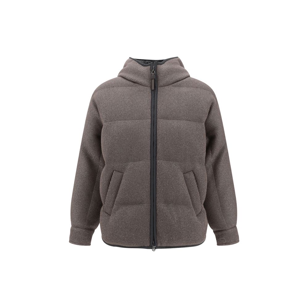 Brunello Cucinelli Brown Cashmere Women's Coat