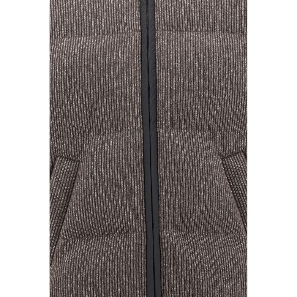Brunello Cucinelli Brown Cashmere Women's Coat