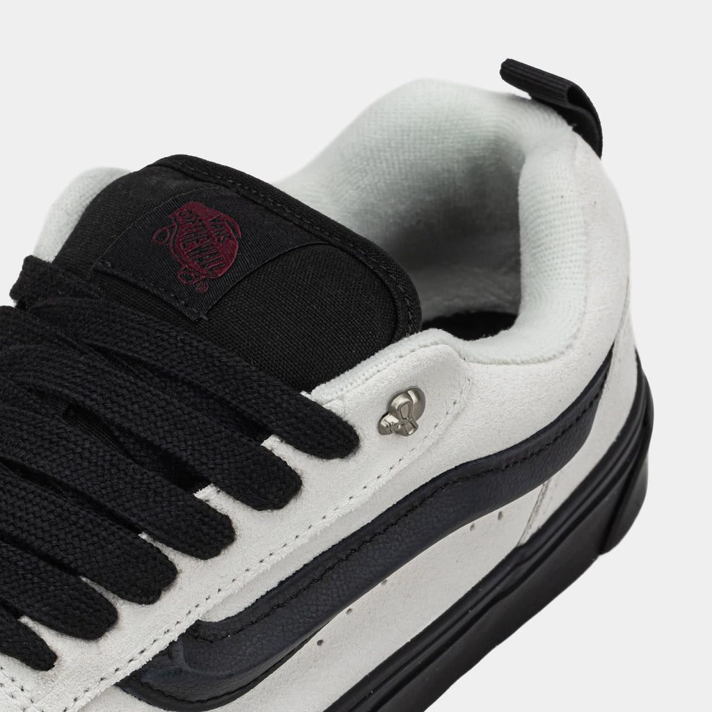 Exclusive Knu Skool Mens Skate Shoes (White/Black) Final Sale — 3.5 — Side View