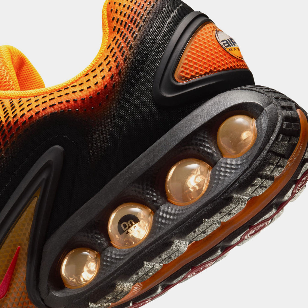 Exclusive Air Max DN SE Laser Orange Mens Running Shoes (Laser Orange/Comet Red/Black) — 6 — Back View