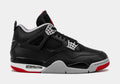 Exclusive Air Jordan 4 Retro Bred Reimagined Mens Lifestyle Shoes (Black/Fire Red/Cement Grey) Limit One Per Customer — 7 — Front View