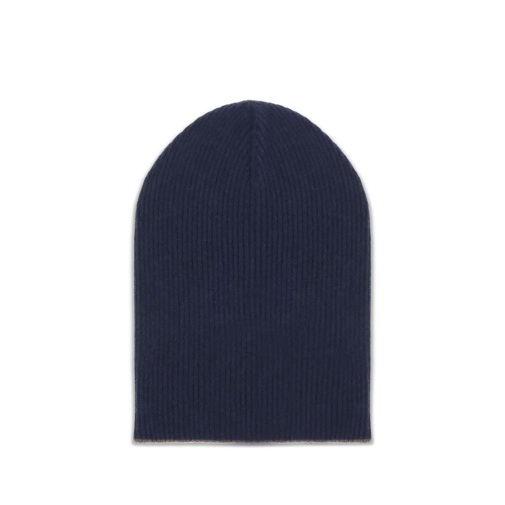 Brunello Cucinelli Black Cashmere Men's Beanie