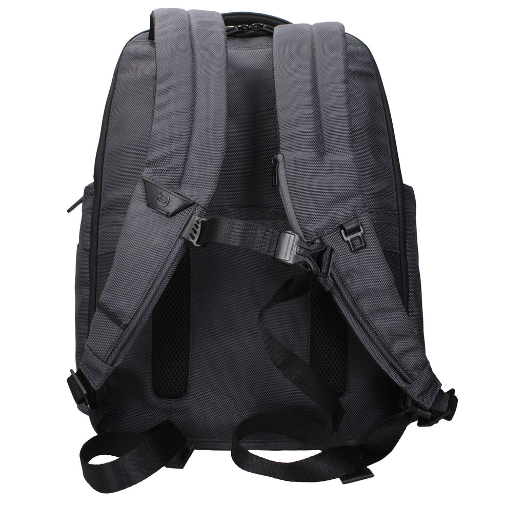 Piquadro Gray Nylon Men's Backpack
