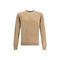 Fendi Beige Fleece Wool Men's Sweatshirt