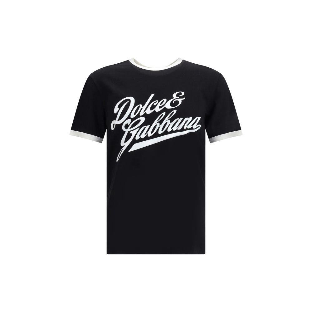 Dolce & Gabbana Black Cotton Men's T-Shirt
