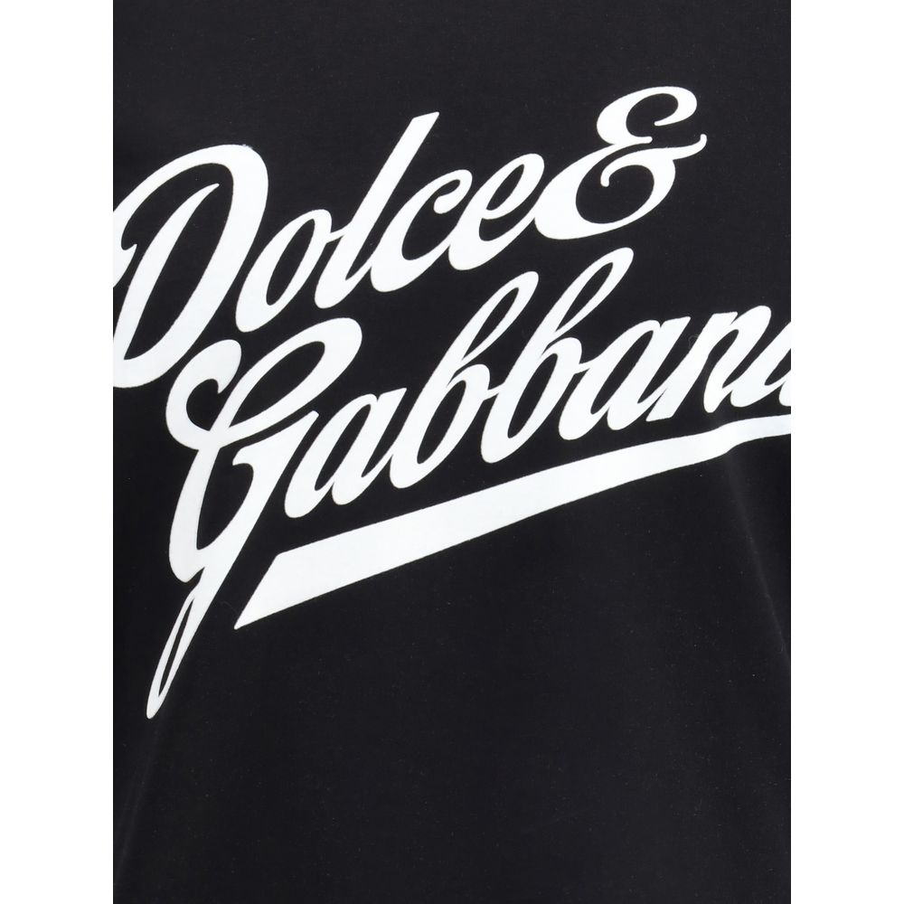 Dolce & Gabbana Black Cotton Men's T-Shirt