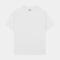 Exclusive Solid Tee Womens Short Sleeve Shirt (White) — XS — Front View