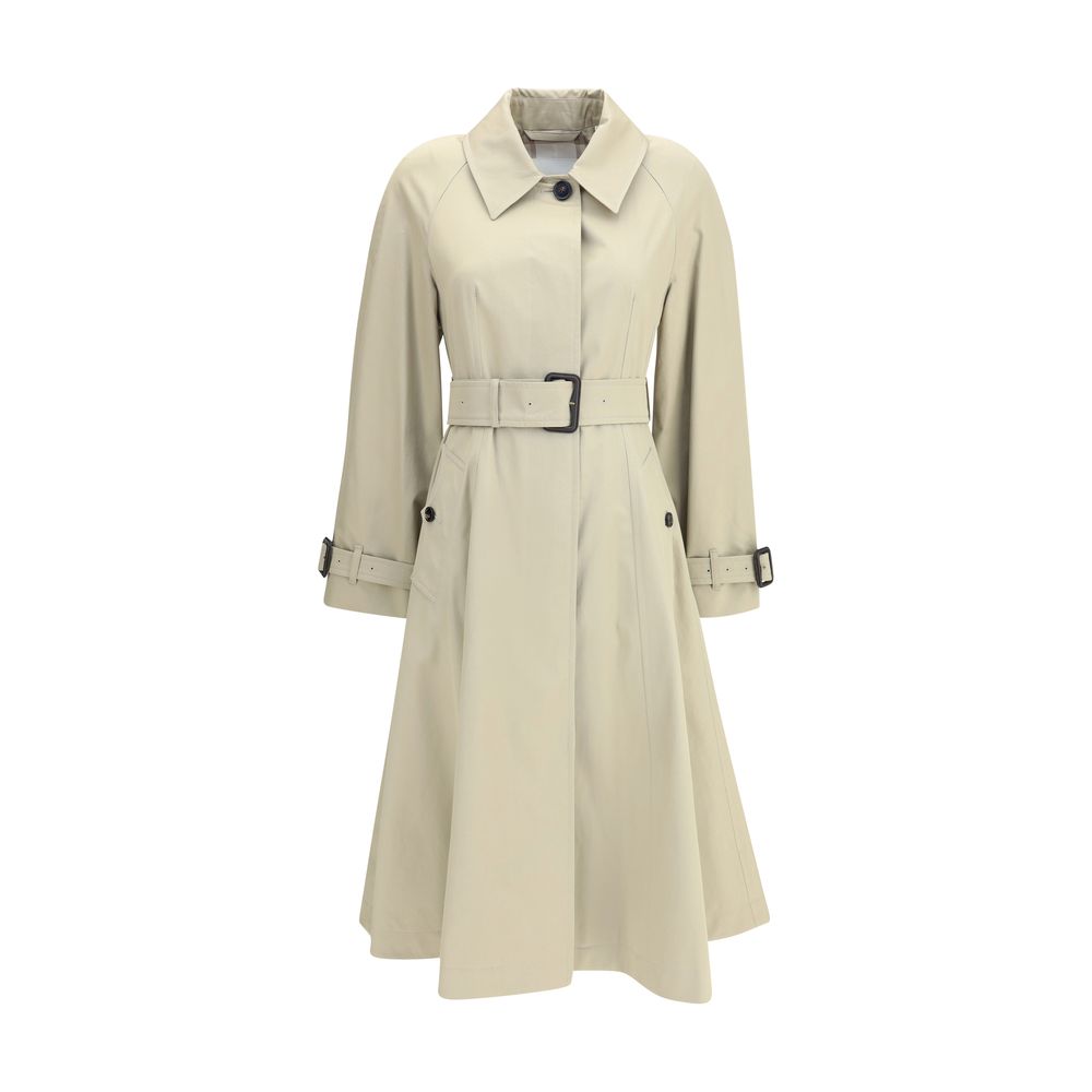 Burberry Beige Cotton Women's Coat