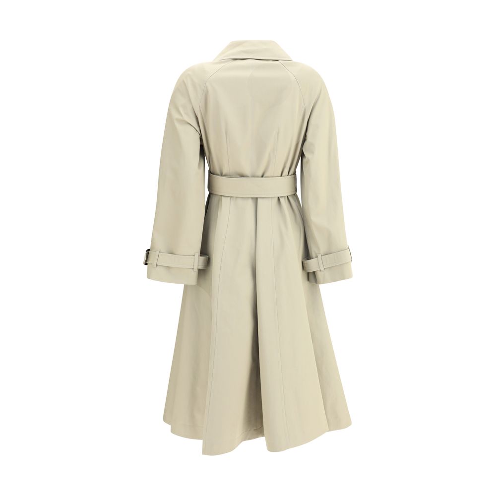 Burberry Beige Cotton Women's Coat