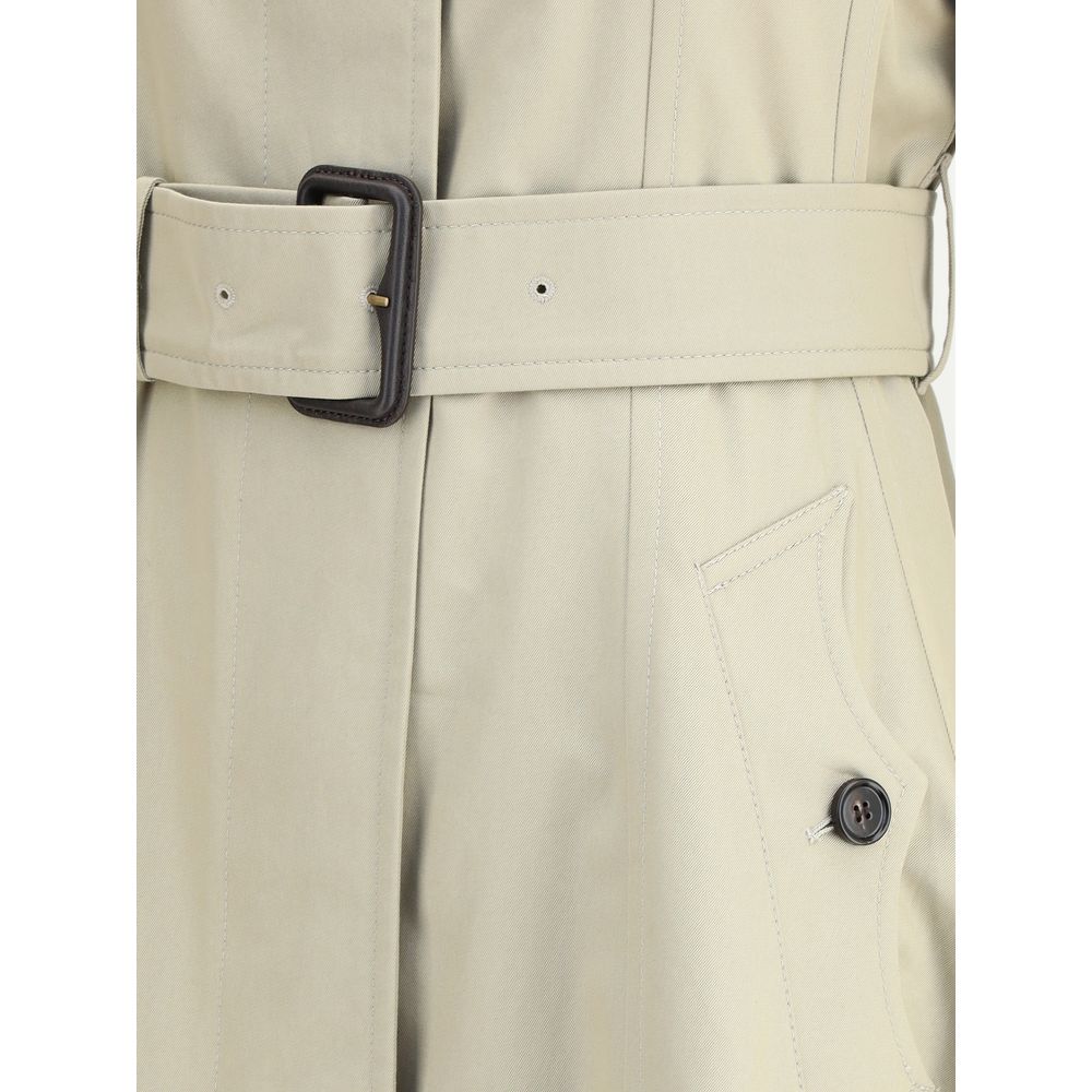 Burberry Beige Cotton Women's Coat