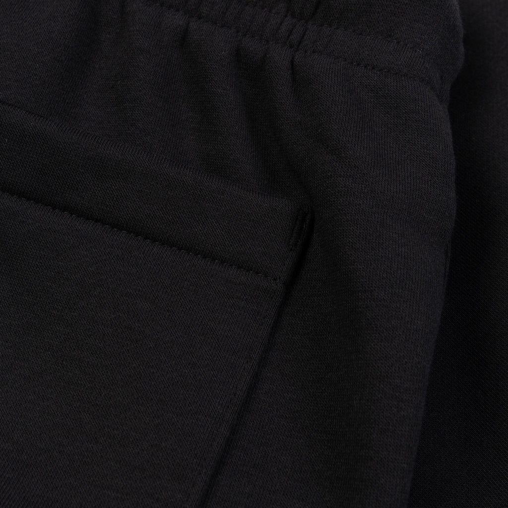 Exclusive Brooklyn Fleece Mens Shorts (Black) — S — Side View