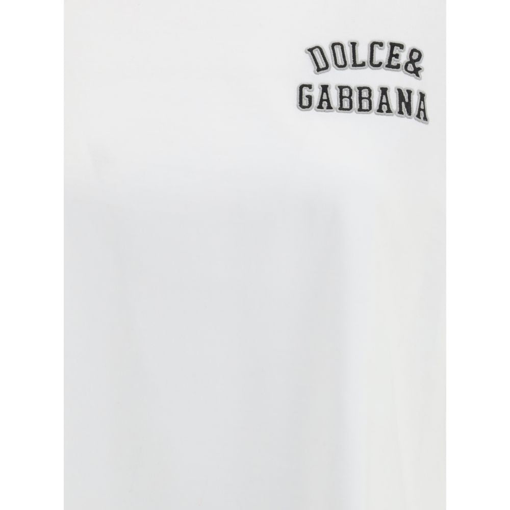 Dolce & Gabbana White Cotton Women's T-Shirt