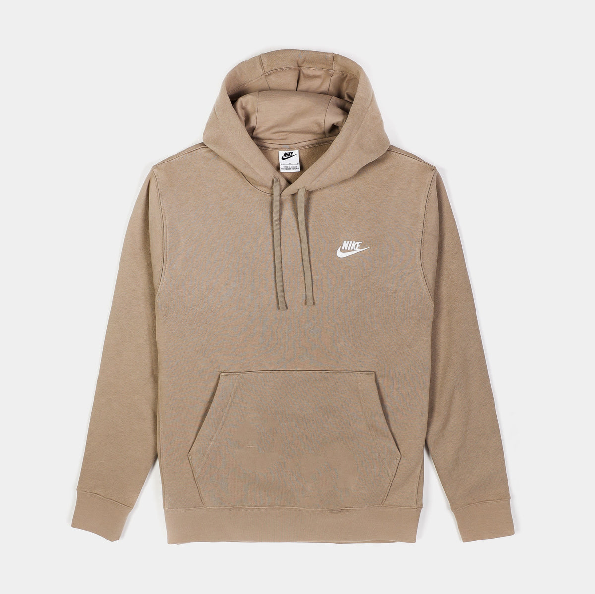Exclusive NSW Club Fleece Pullover Mens Hoodie (Khaki/White) — S — Front View