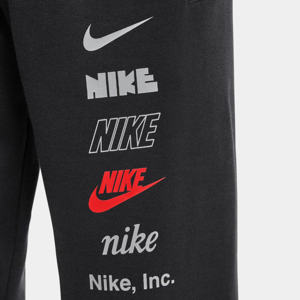 Exclusive NSW Club Fleece Joggers Grade School Pants (Black/Red) — S — Side View