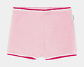 Exclusive Tipped Sweater Shorts (Pink) — XS — Front View