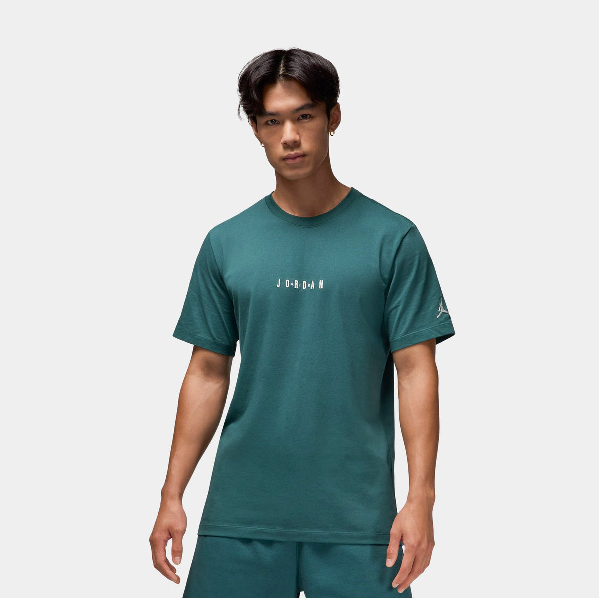 Exclusive EMB Air Mens Short Sleeve Shirt (Oxidized Green) — S — Front View
