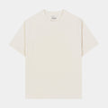 Exclusive Solid Tee Womens Short Sleeve Shirt (Oat) — XS — Front View