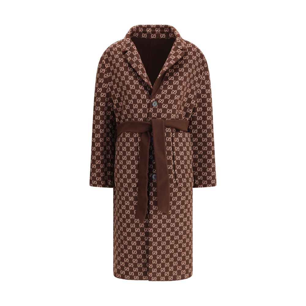 Gucci Brown Wool Women's Coat