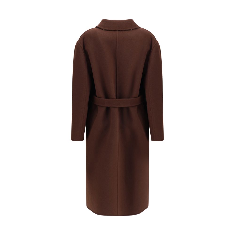 Gucci Brown Wool Women's Coat