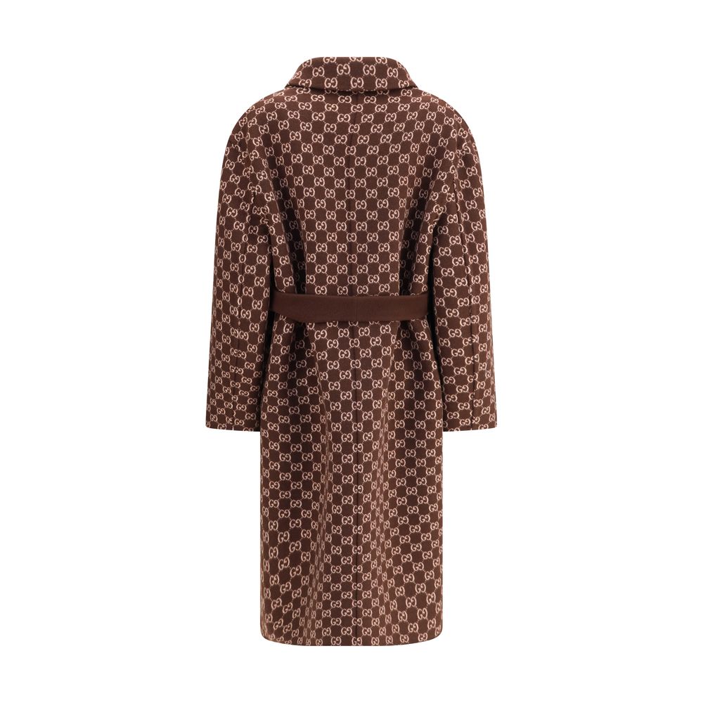 Gucci Brown Wool Women's Coat