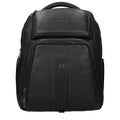 Piquadro Black Leather Men's Backpack