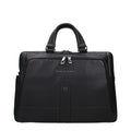 Piquadro Black Leather Business And Laptop Men's Bag