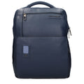 Piquadro Blue Leather Men's Backpack
