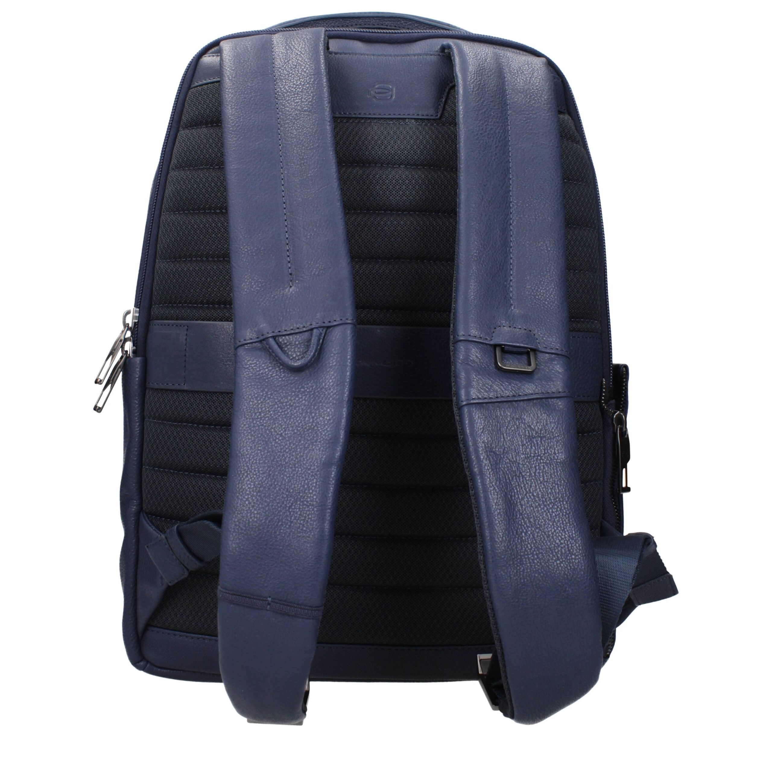 Piquadro Blue Leather Men's Backpack