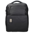 Piquadro Black Leather Men's Backpack