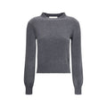 Ami Paris Gray Cashmere Cashmere Women's Sweater