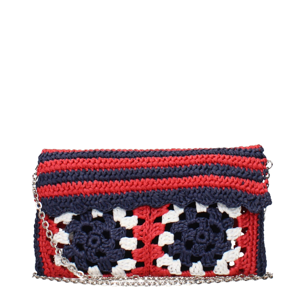 Miu Miu Multicolor Raffia Clutch Women's Bag