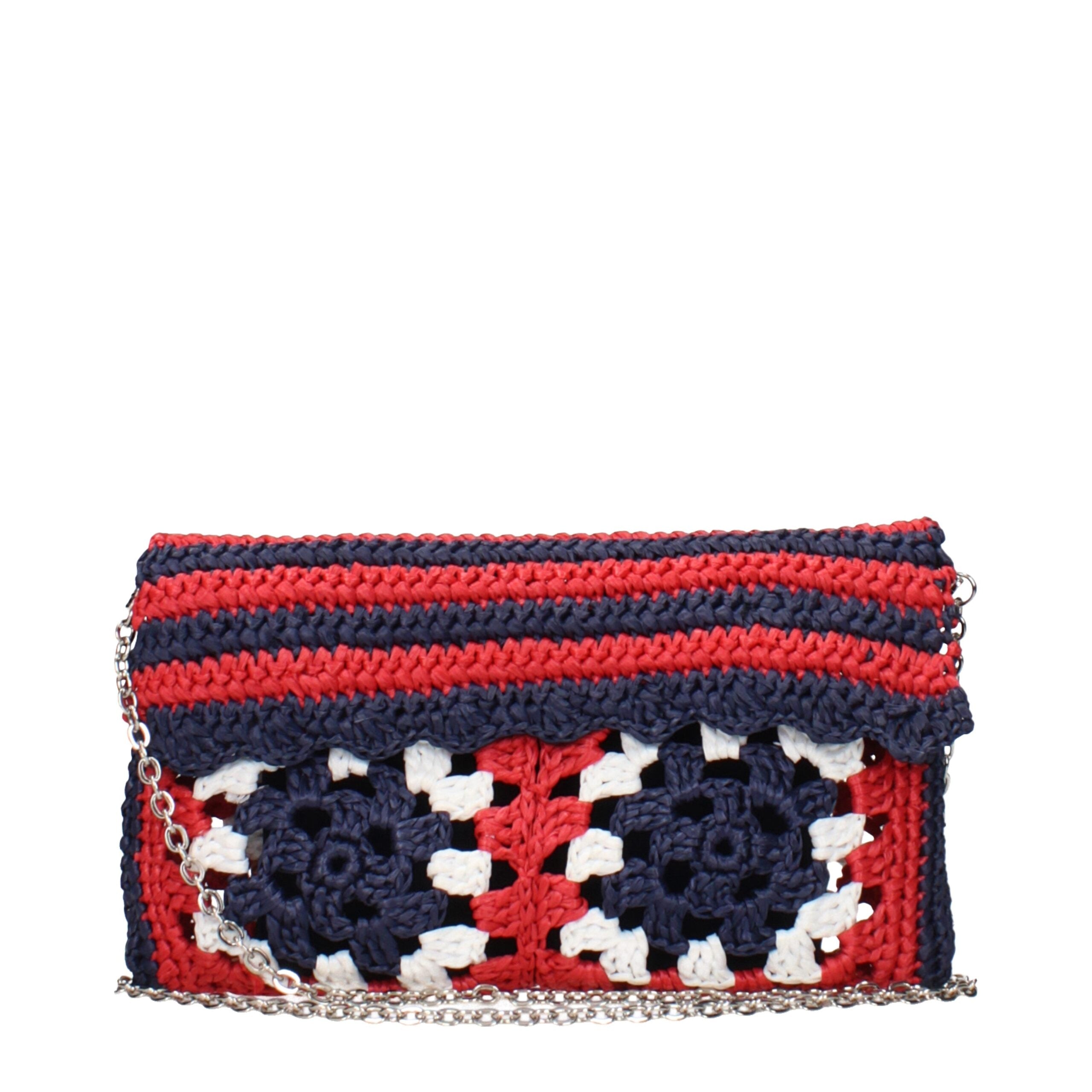 Miu Miu Multicolor Raffia Clutch Women's Bag