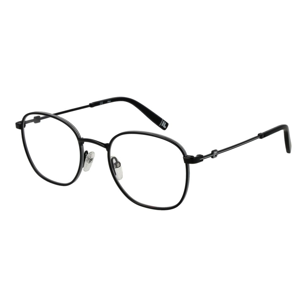 Fila Black Stainless Steel Glasses  (Frames)