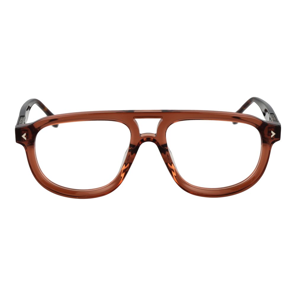 Lozza Brown Cellulose Acetate Glasses Men's (Frames)