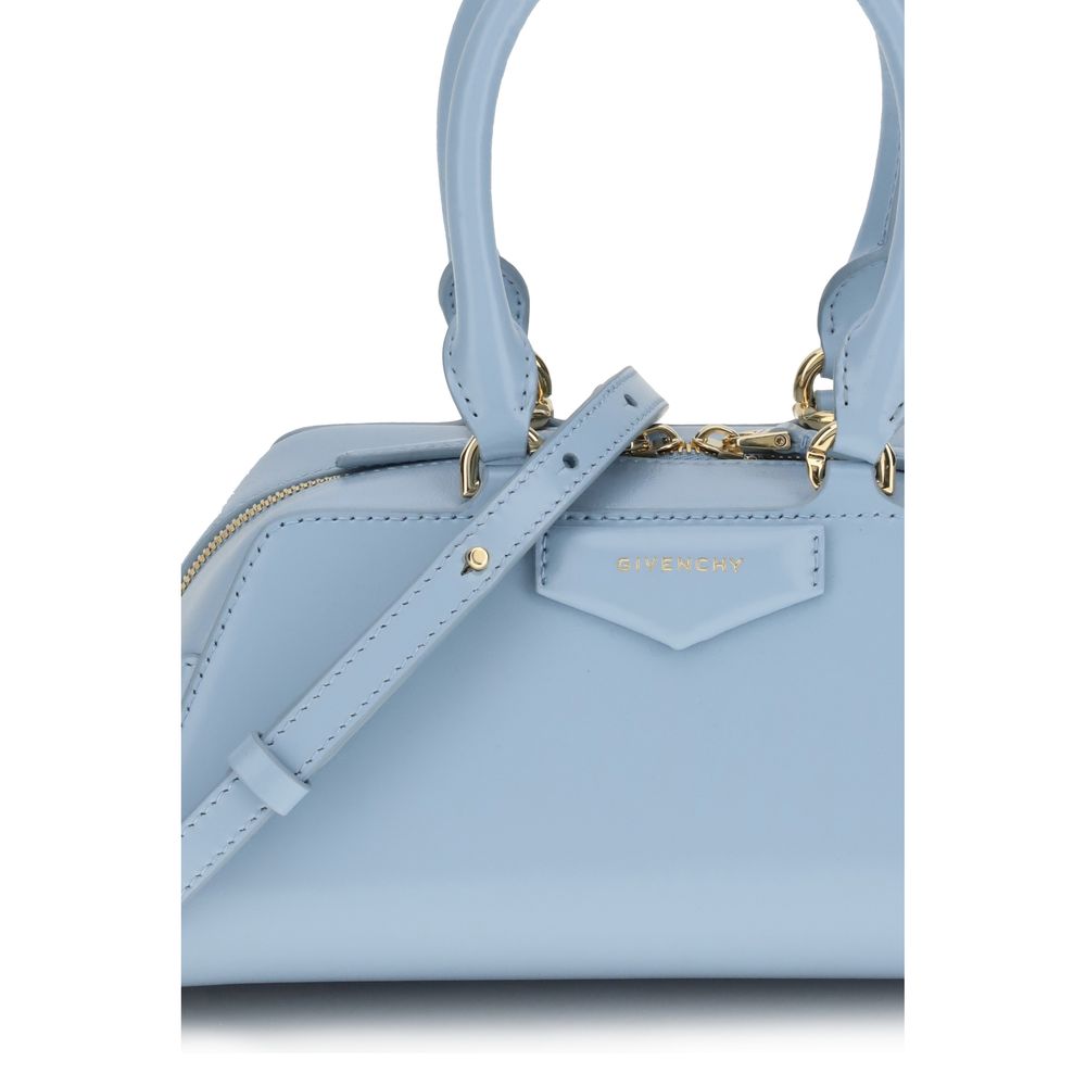 Givenchy Light Blue Calf Leather Bos Taurus Women's Handbag
