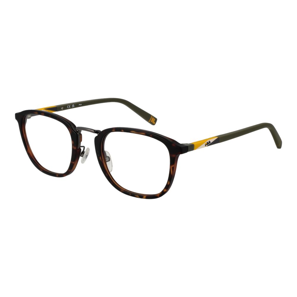 Fila Brown Plastic Glasses  (Frames)