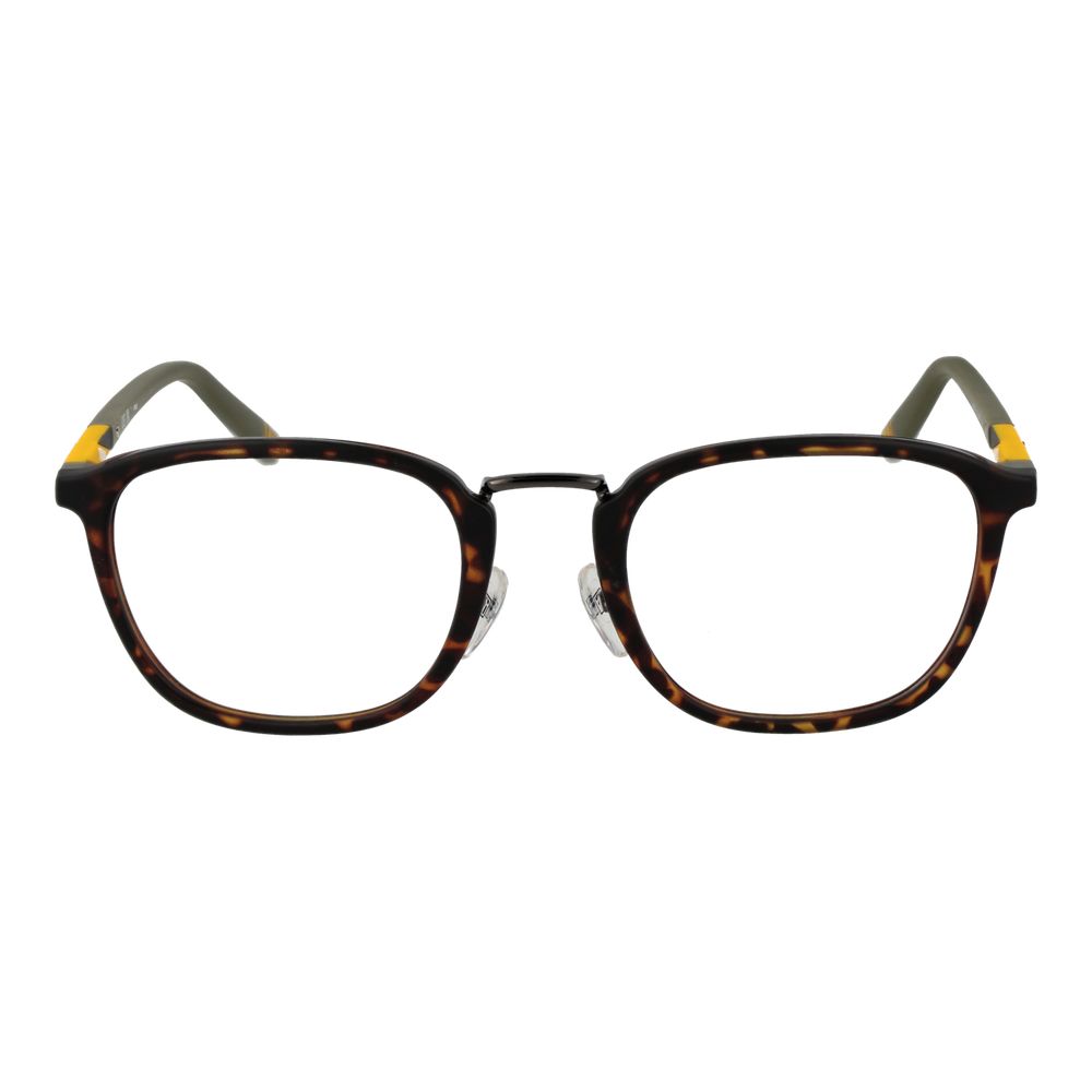Fila Brown Plastic Glasses  (Frames)