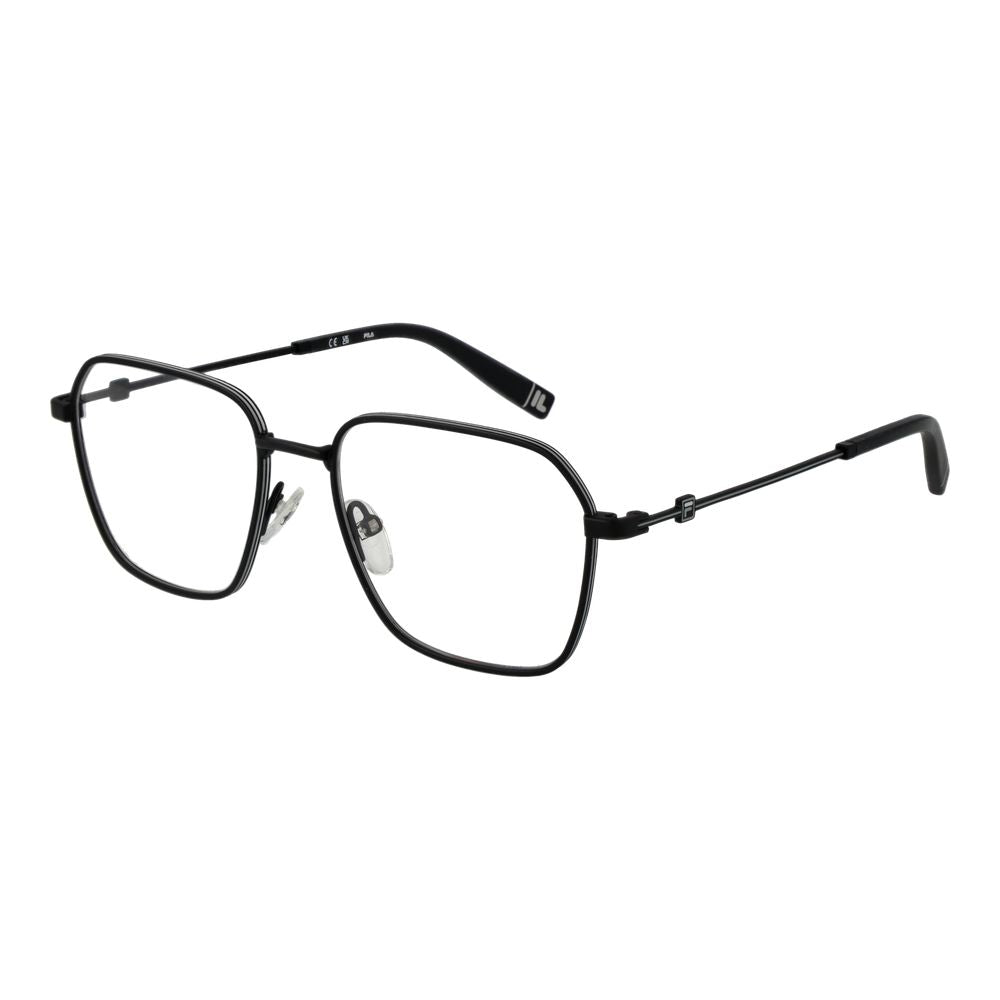 Fila Black Stainless Steel Glasses  (Frames)