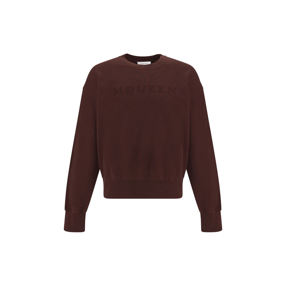 Alexander McQueen Brown Cotton Men's Sweatshirt