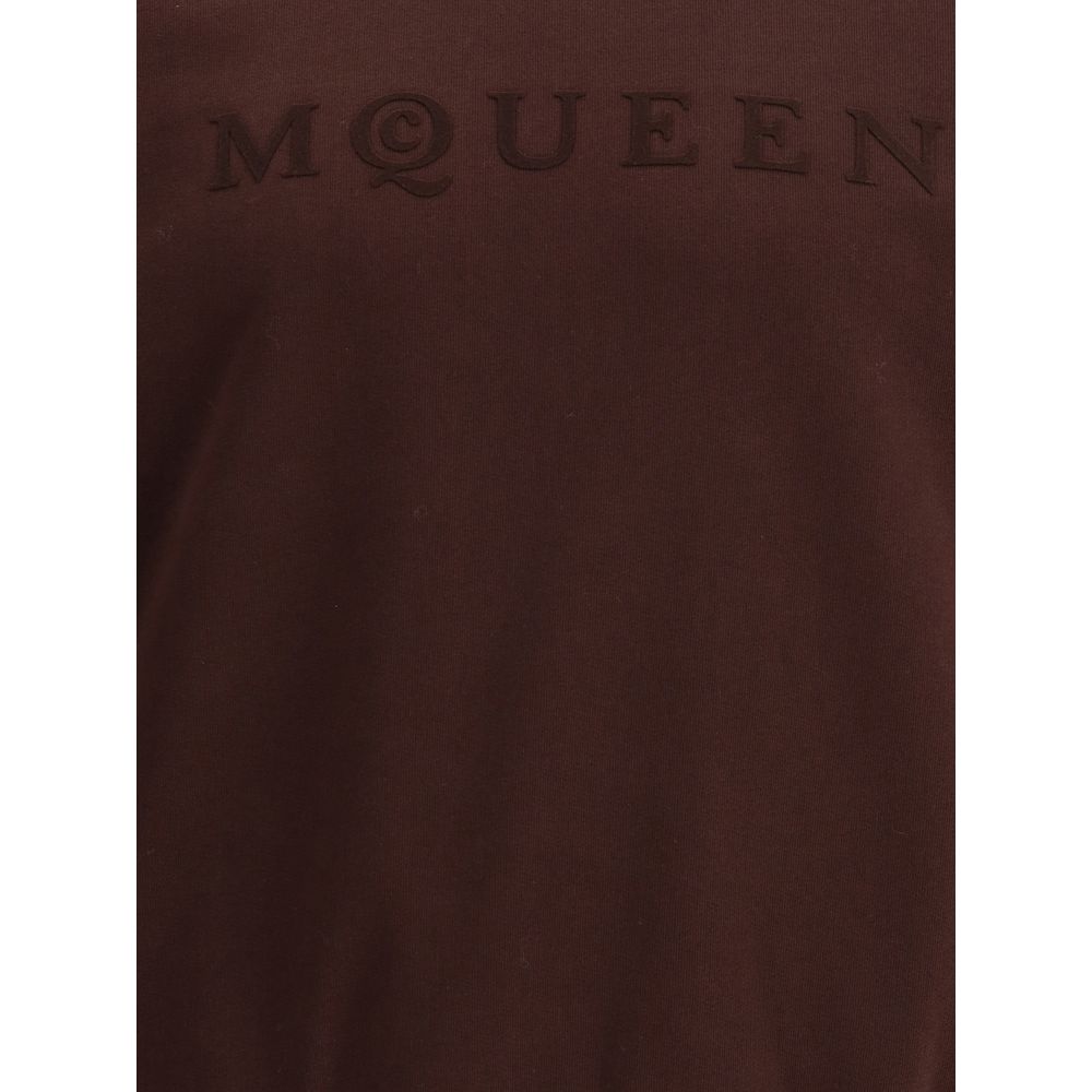 Alexander McQueen Brown Cotton Men's Sweatshirt