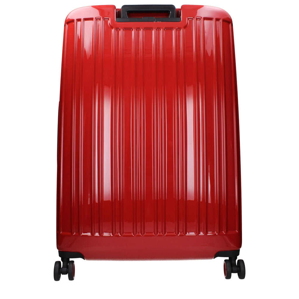 Piquadro Red Polycarbonate Luggage And Men's Travel